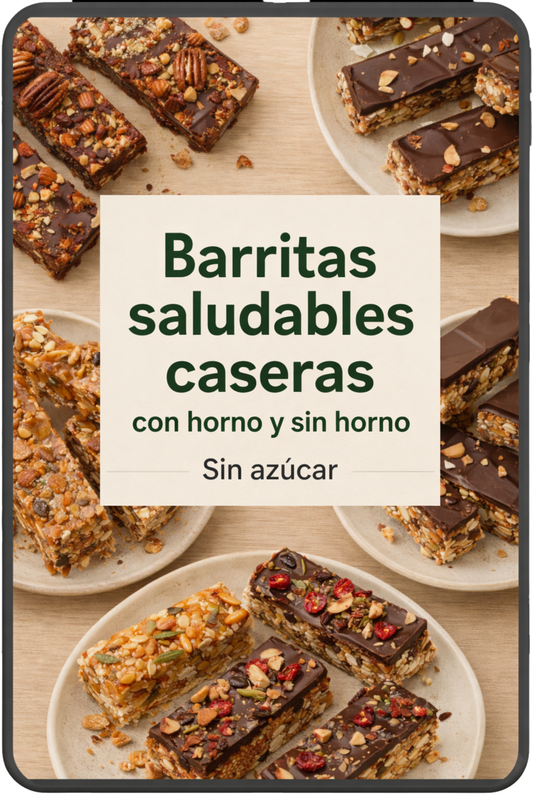Barritas saludables sin azúcar
